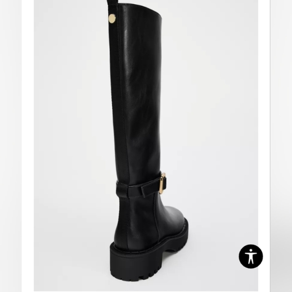 Zara Flat Lug Sole Boots - Picture 5 of 6